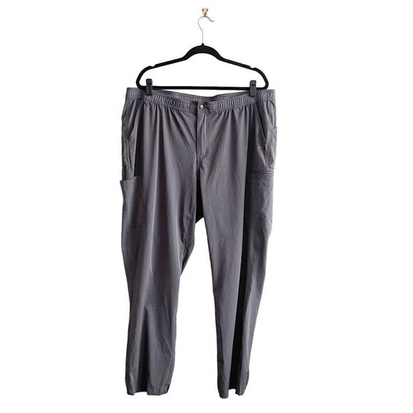 Carhartt Mens Cargo Pants Stretch Full Length Lightweight Gray 2XL - Picture 2 of 10